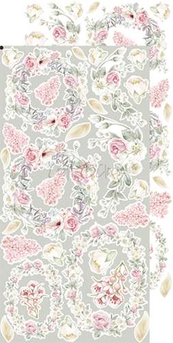 VINTAGE CHIC EXTRAS SET - FLOWERS - BY CRAFT O'CLOCK