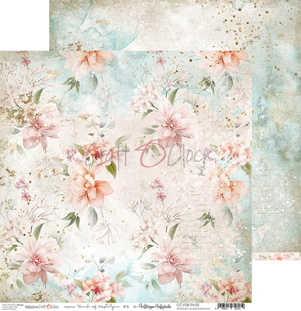 TOUCH OF NOSTALGIA 12" X 12" SET OF PAPERS - CRAFT O'CLOCK