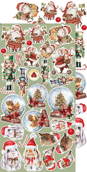 CHRISTMAS TREASURE - CHRISTMAS - EXTRAS SET BY CRAFT O'CLOCK