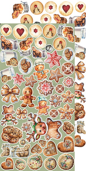 CHRISTMAS TREASURE - CHRISTMAS - EXTRAS SET BY CRAFT O'CLOCK