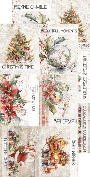 CHRISTMAS TREASURE - CHRISTMAS - EXTRAS SET BY CRAFT O'CLOCK