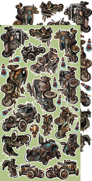 MISTS OF TOOLBOX TOWN EXTRAS SHEET #6 - TOWN - BY CRAFT O'CLOCK