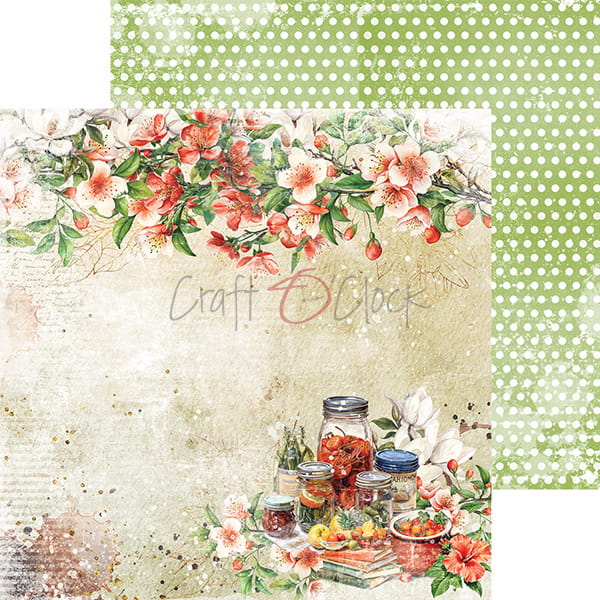 KITCHEN MODE 8" X 8" MINI SET OF PAPERS -  CRAFT O'CLOCK