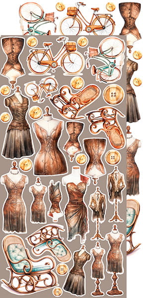 VINTAGE SONATA - VINTAGE  - EXTRAS SET BY CRAFT O'CLOCK