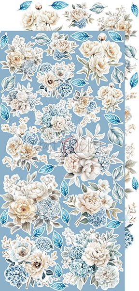 SOMETHING BLUE - FLOWERS & MORE  - EXTRAS SET BY CRAFT O'CLOCK