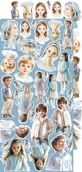 SOMETHING BLUE - FLOWERS & MORE  - EXTRAS SET BY CRAFT O'CLOCK