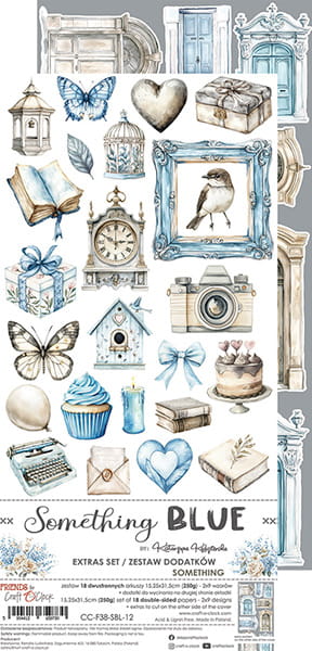 SOMETHING BLUE - SOMETHING  - EXTRAS SET BY CRAFT O'CLOCK