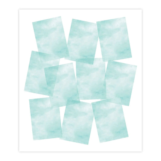 CHLOES CREATIVE CARDS DESIGNER PRINTED A4 VELLUM - WATERCOLOUR WASH 10 SHEET MINI PACK