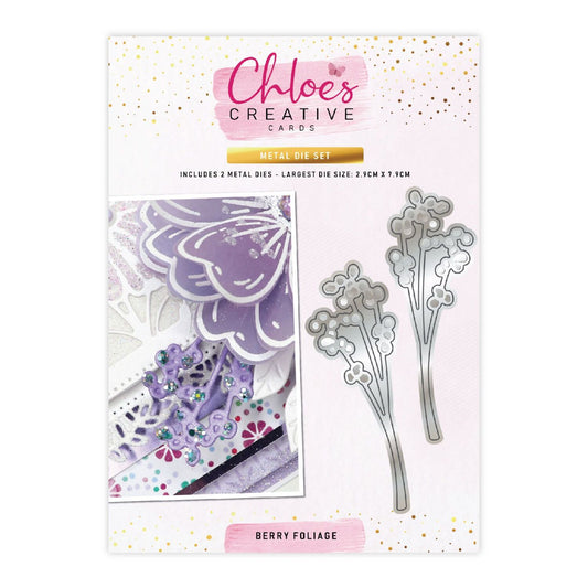 CHLOES CREATIVE CARDS METAL DIE SET - BERRY FOLIAGE