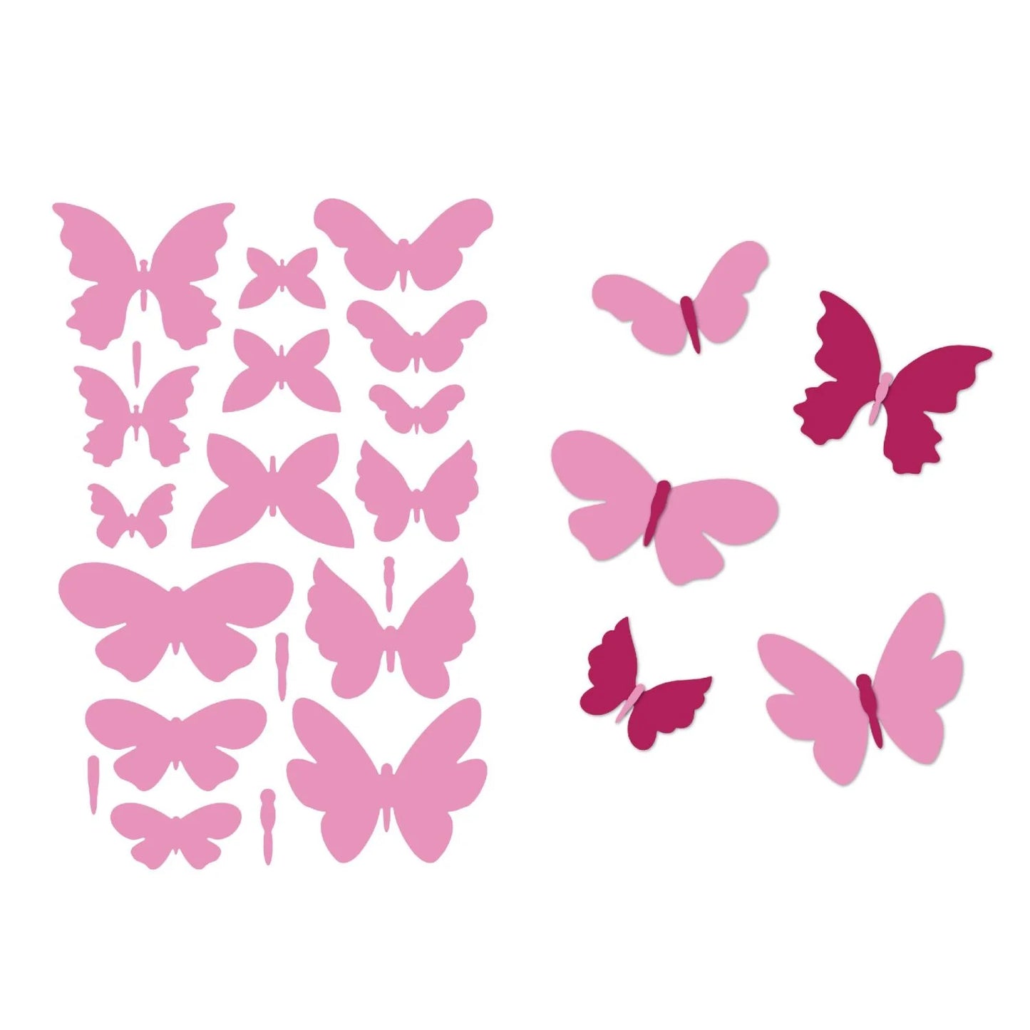 CHLOES CREATIVE CARDS METAL DIE SET - BUTTERFLY EMBELLISHMENTS
