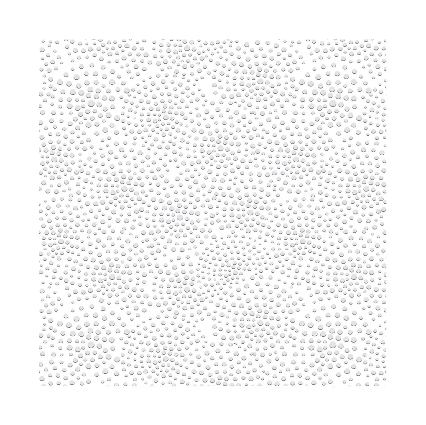 CHLOES CREATIVE CARDS DECADENT DOTS 8"x 8" 2D EMBOSSING FOLDER