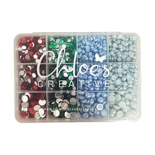 CHLOES CREATIVE CARDS BLING BOX - ELEGANT CHRISTMAS BLING BOX