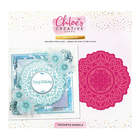 CHLOES CREATIVE CARDS METAL DIE SET - ENCHANTED MANDALA