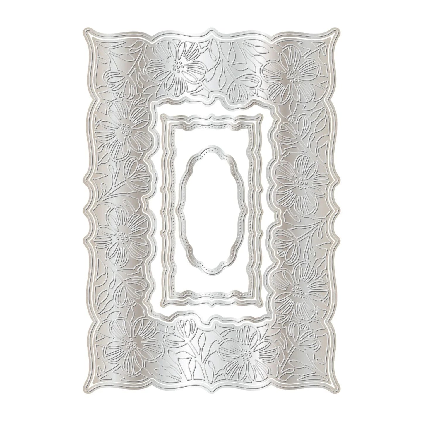 CHLOES CREATIVE CARDS METAL DIE SET - EXQUISITE LACE RECTANGLE