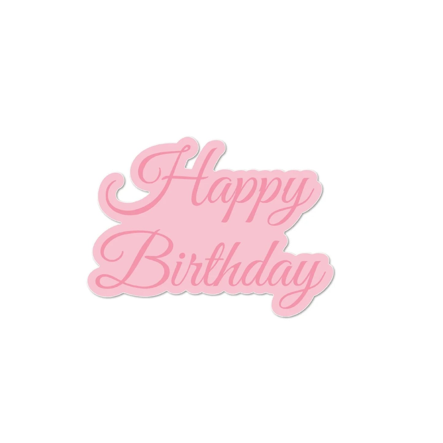 CHLOES CREATIVE CARDS HAPPY BIRTHDAY SENTIMENT STAMP AND DIE SET
