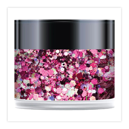 CHLOES CREATIVE CARDS SPARKELICIOUS LUXE GLITTER - PINK ROSE