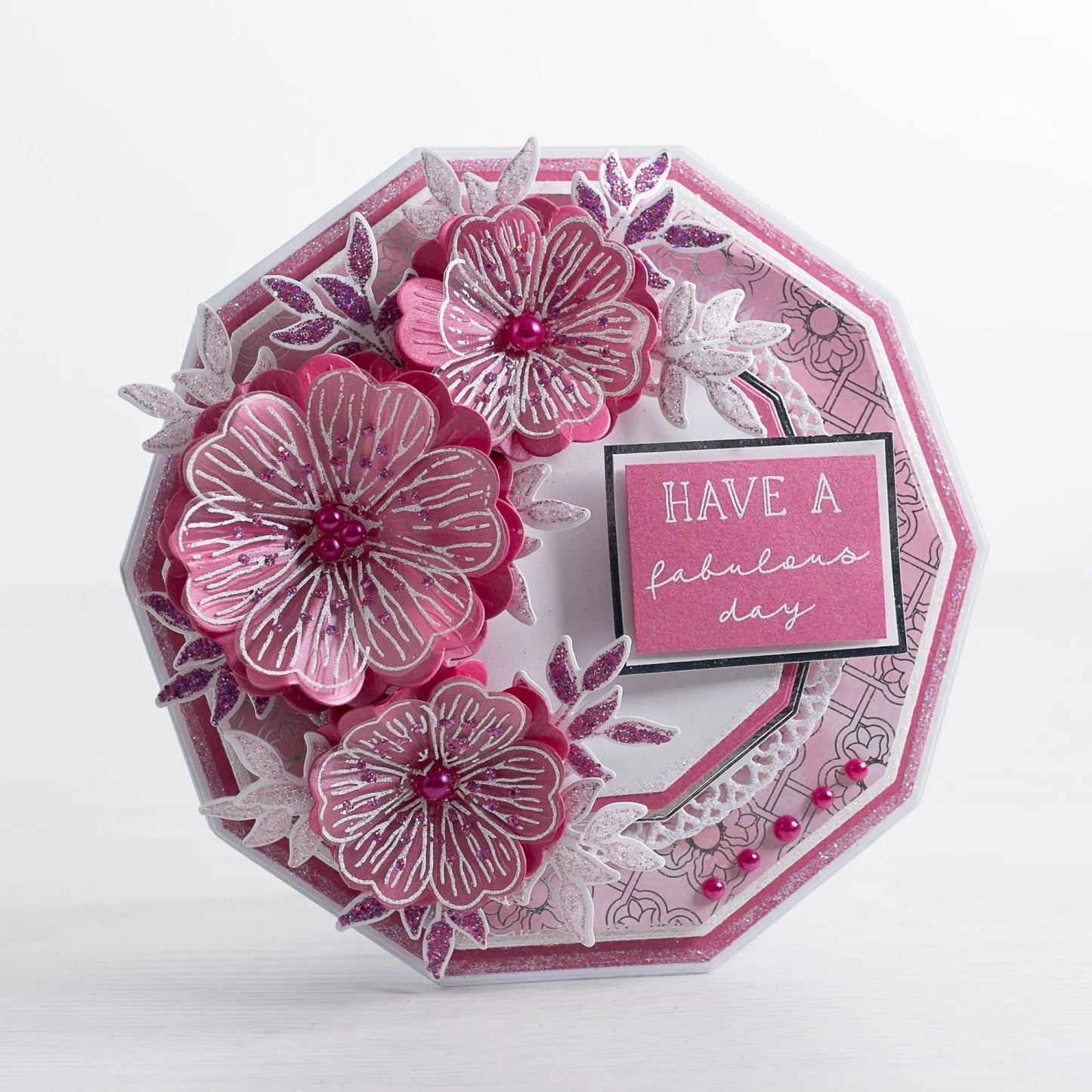 CHLOES CREATIVE CARDS POSY FLOWER PHOTOPOLYMER STAMP SET