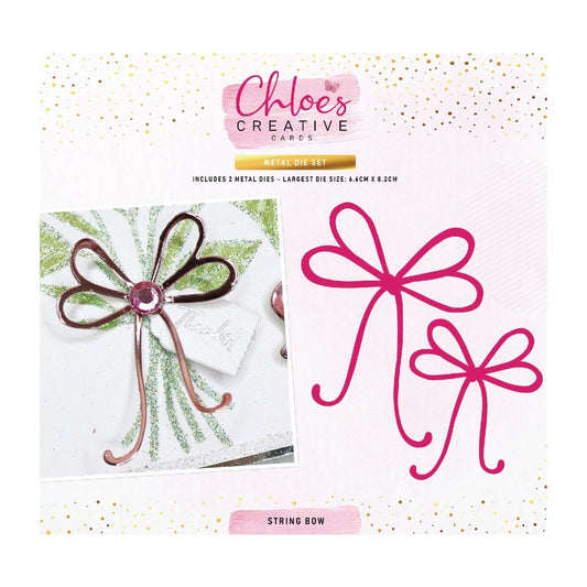 CHLOES CREATIVE CARDS METAL DIE SET - STRING BOW