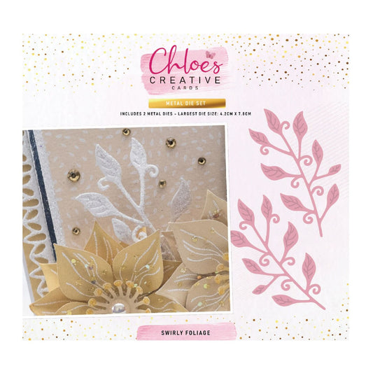 CHLOES CREATIVE CARDS METAL DIE SET - SWIRLY FOLIAGE