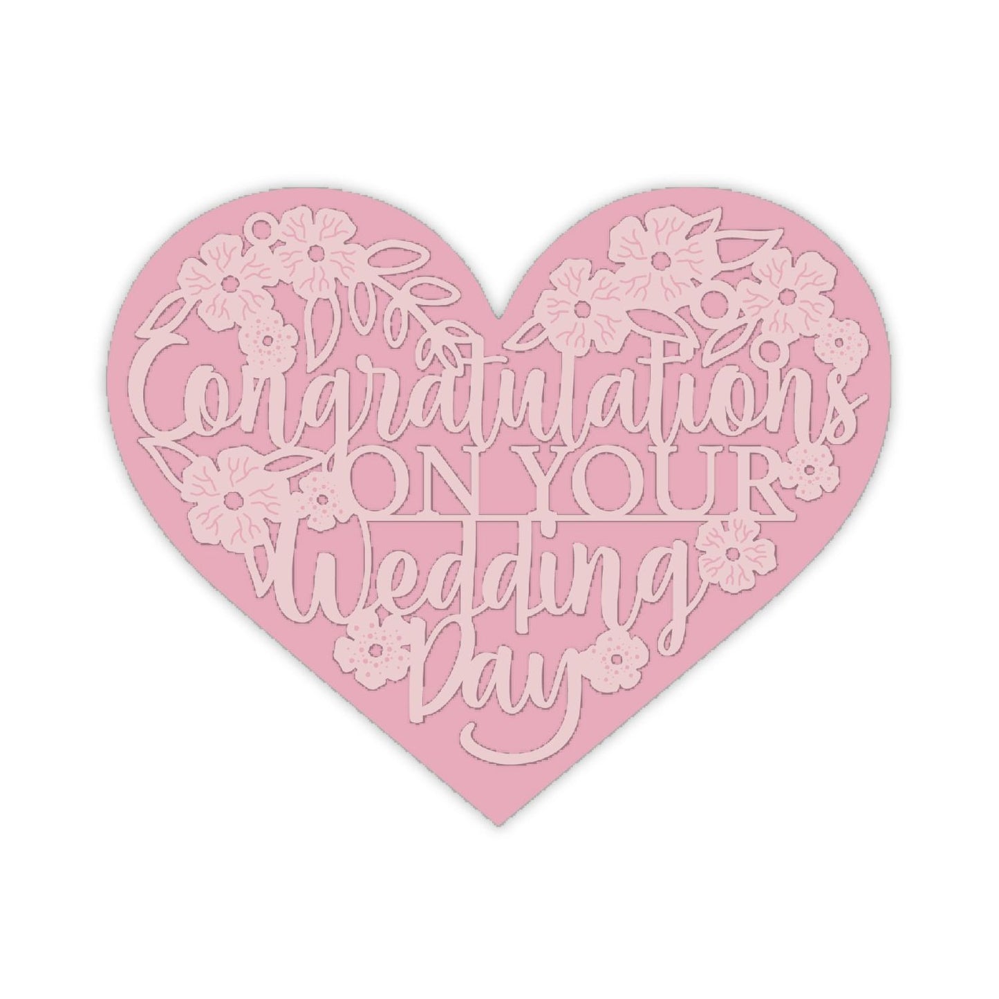 CHLOES CREATIVE CARDS METAL DIE SET - WEDDING HEART