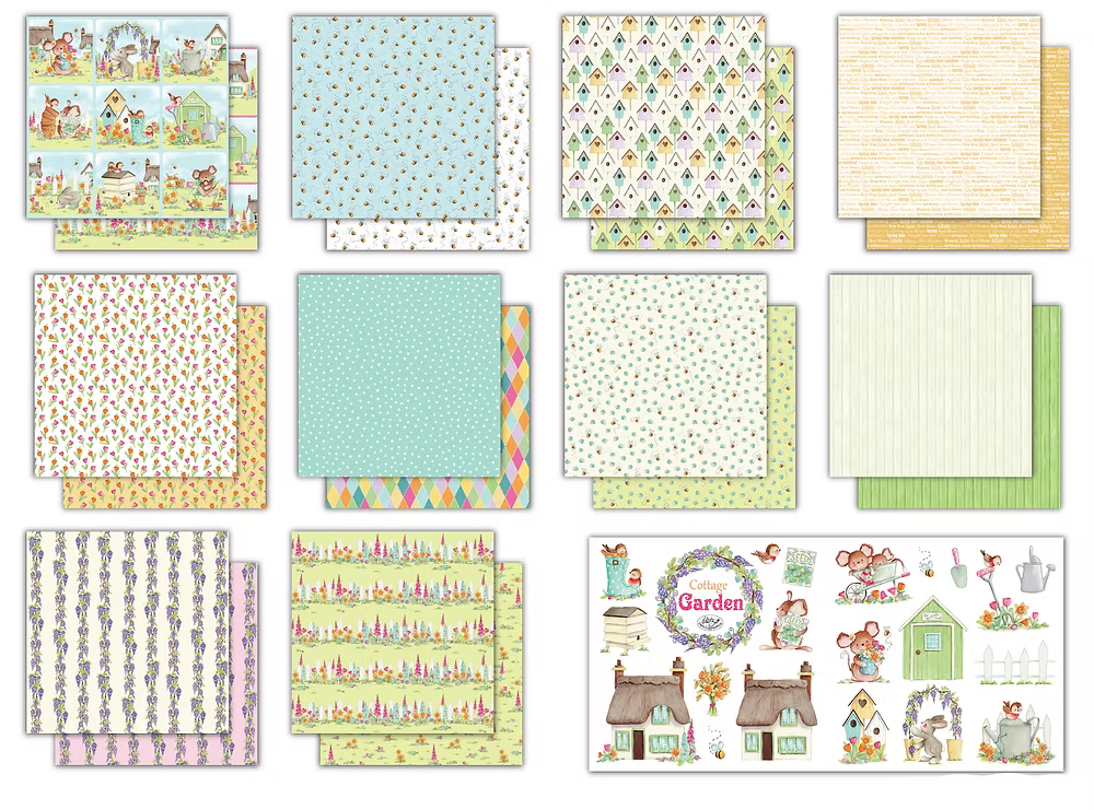 'COTTAGE GARDEN' MINI CARDMAKING PACK