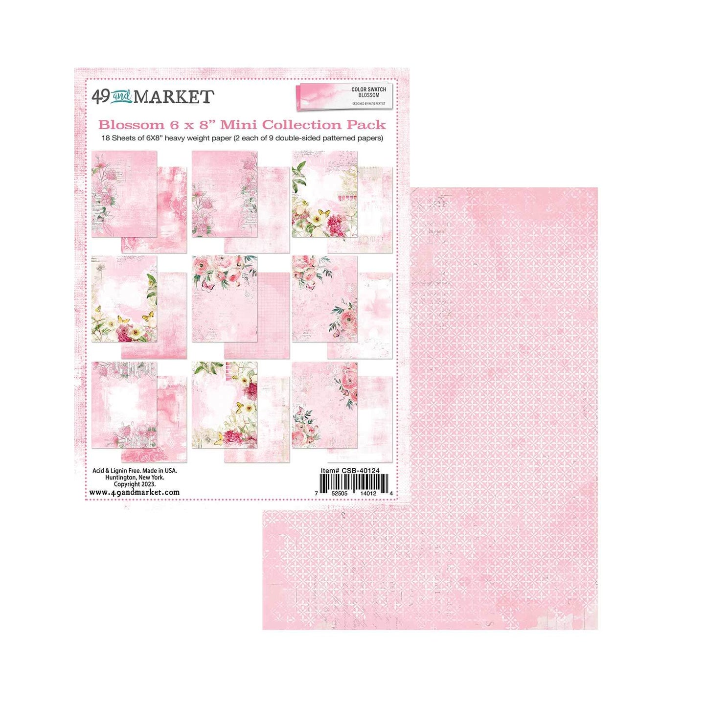 BLOSSOM 6" X 8" MINI PAPER COLLECTION - 49 AND MARKET