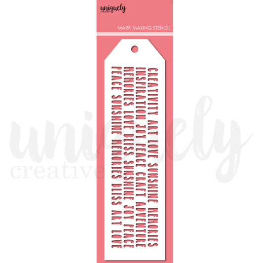 CREATIVITY MARK MAKING STENCIL