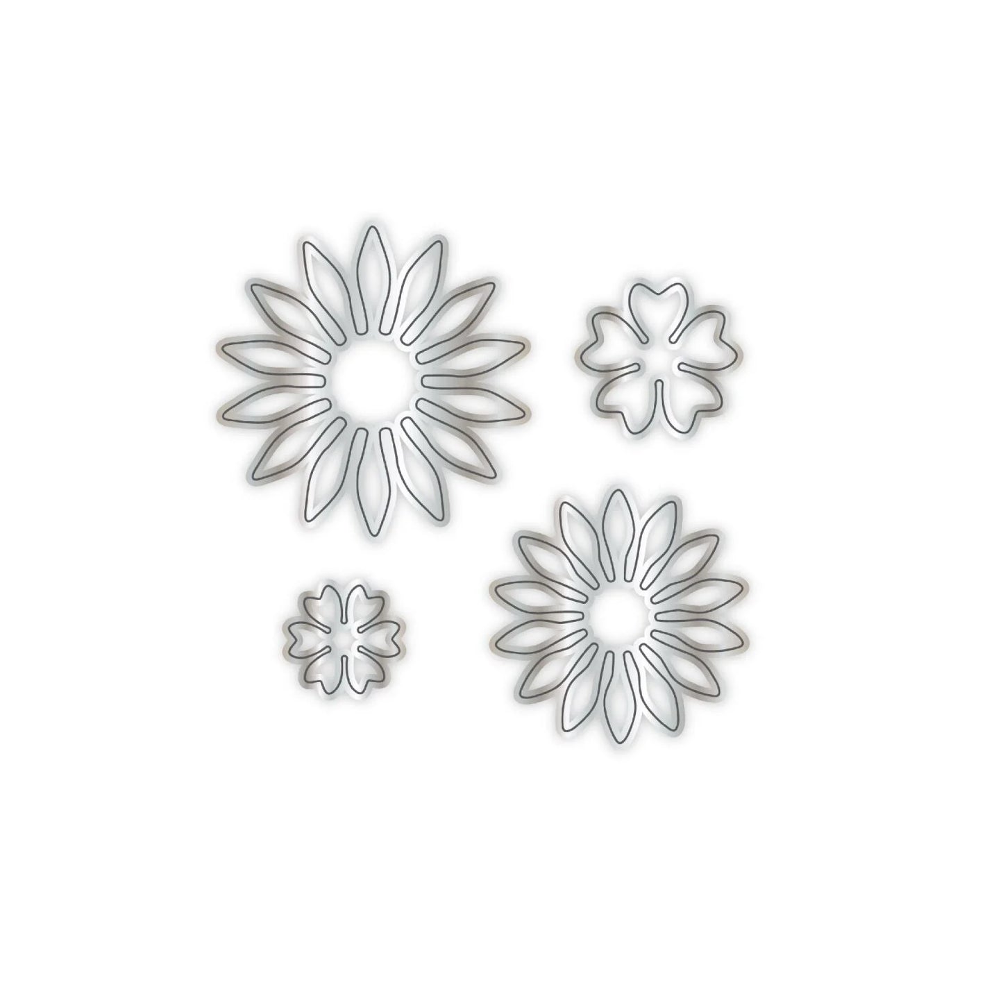 CHLOES CREATIVE CARDS DIE & STAMP SET - DAISY ELEMENTS 2