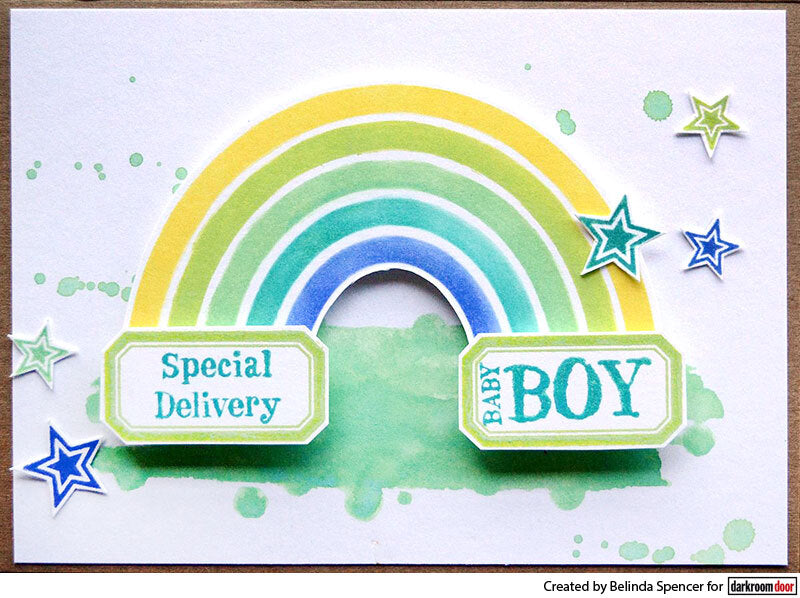 RAINBOW SMALL STENCIL BY DARKROOM DOOR