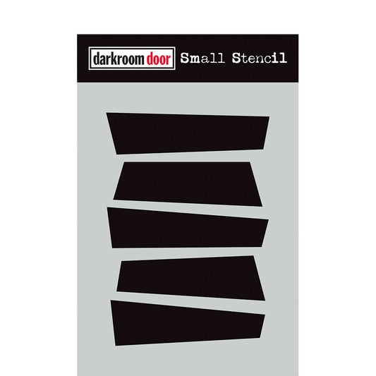 FIVE WONKY STRIPS SMALL STENCIL BY DARKROOM DOOR