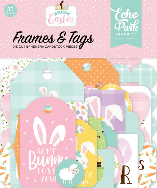 WELCOME EASTER - FRAMES & TAGS - ECHO PARK