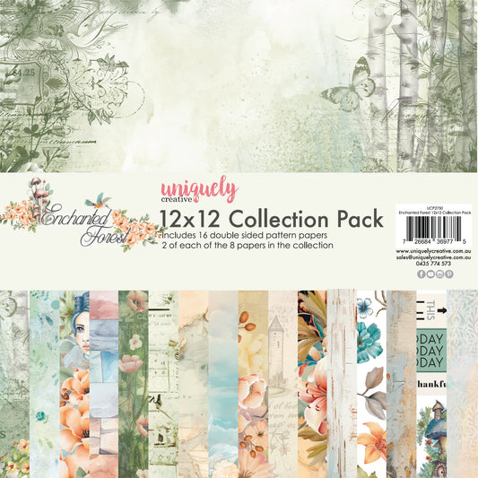 ENCHANTED FOREST CARDMAKING/SCRAPBOOKING PRODUCTS PACK