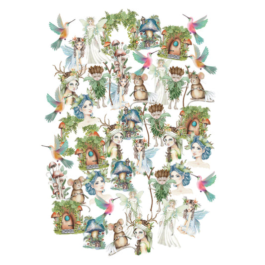 ENCHANTED FOREST CHARACTER VELLUM CREATIVE CUTS BY UNIQUELY CREATIVE