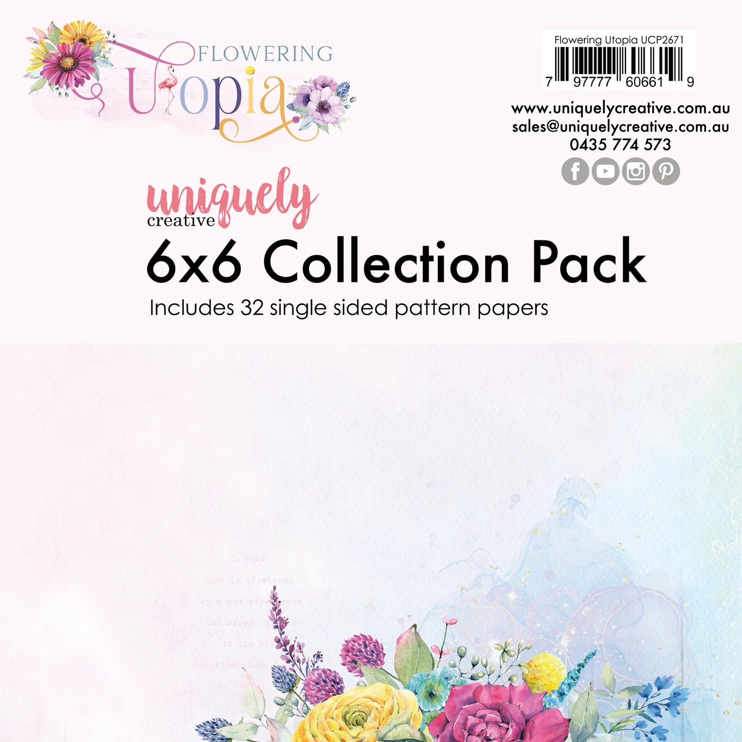 FLOWERING UTOPIA 6" x 6" COLLECTION PACK