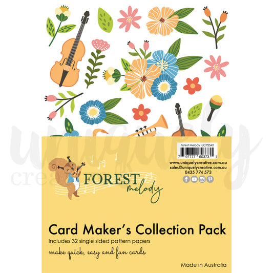 FOREST MELODY A5 CARD MAKER'S COLLECTION PACK BY UNIQUELY CREATIVE