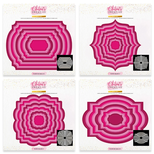 CHLOES CREATIVE CARDS GILDED DIES - I NEED THEM ALL