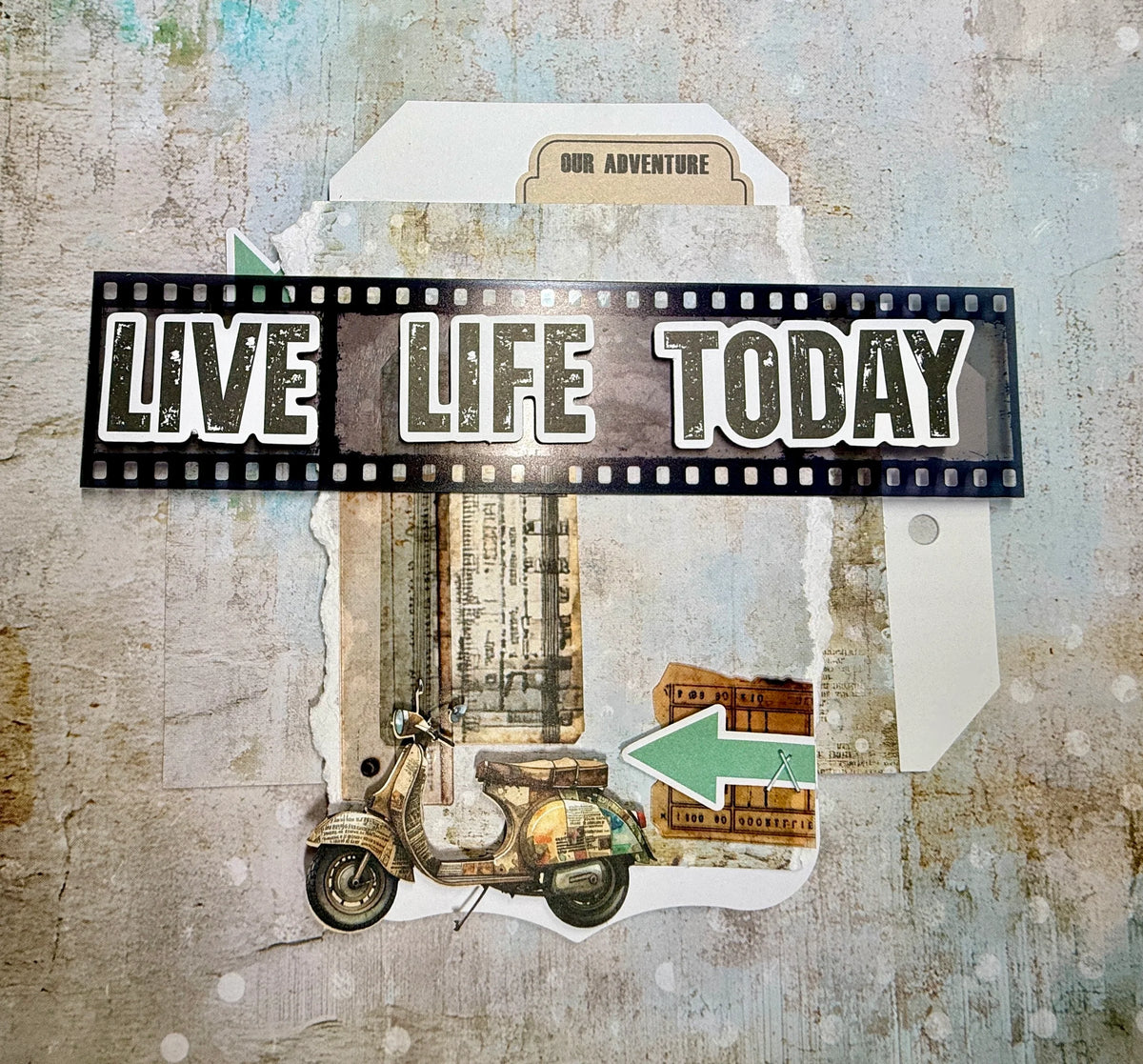 GRUNGE TAGS & TITLES EPHEMERA - BY UNIQUELY CREATIVE