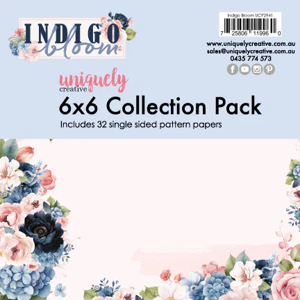 INDIGO BLUE 6" x 6" COLLECTION PACK