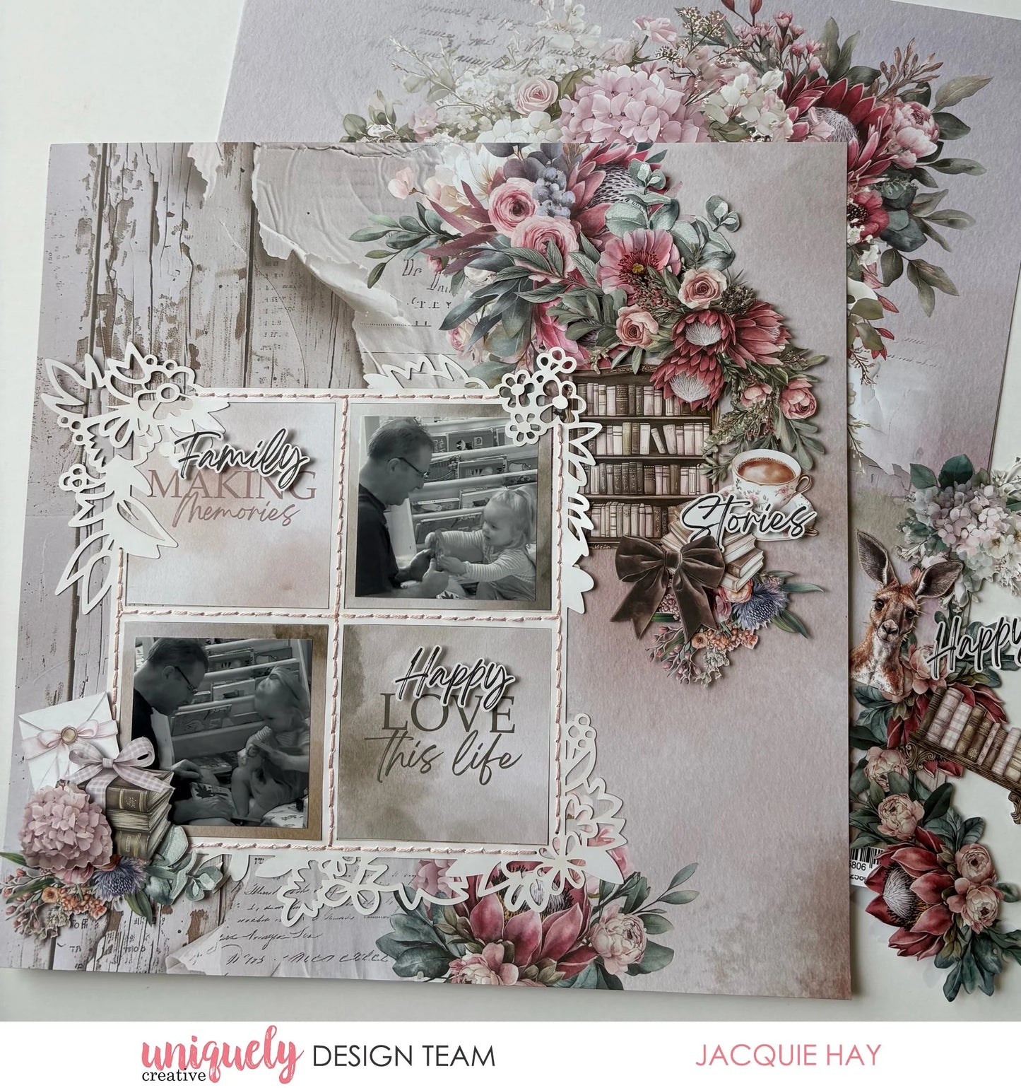 PAPERBARK BLOOMS FRAME OVERLAY - UNIQUELY CREATIVE