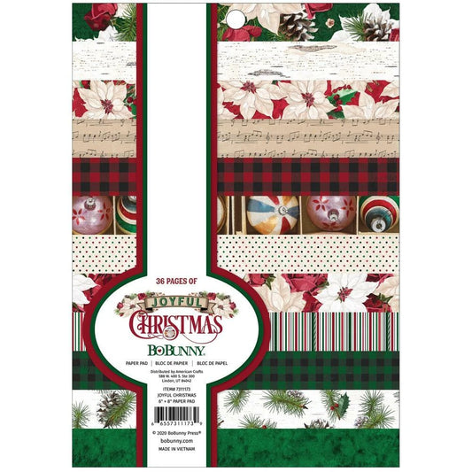 JOYFUL CHRISTMAS 6" X 8" SINGLE SIDED MINI PAPER PACK - BOBUNNY