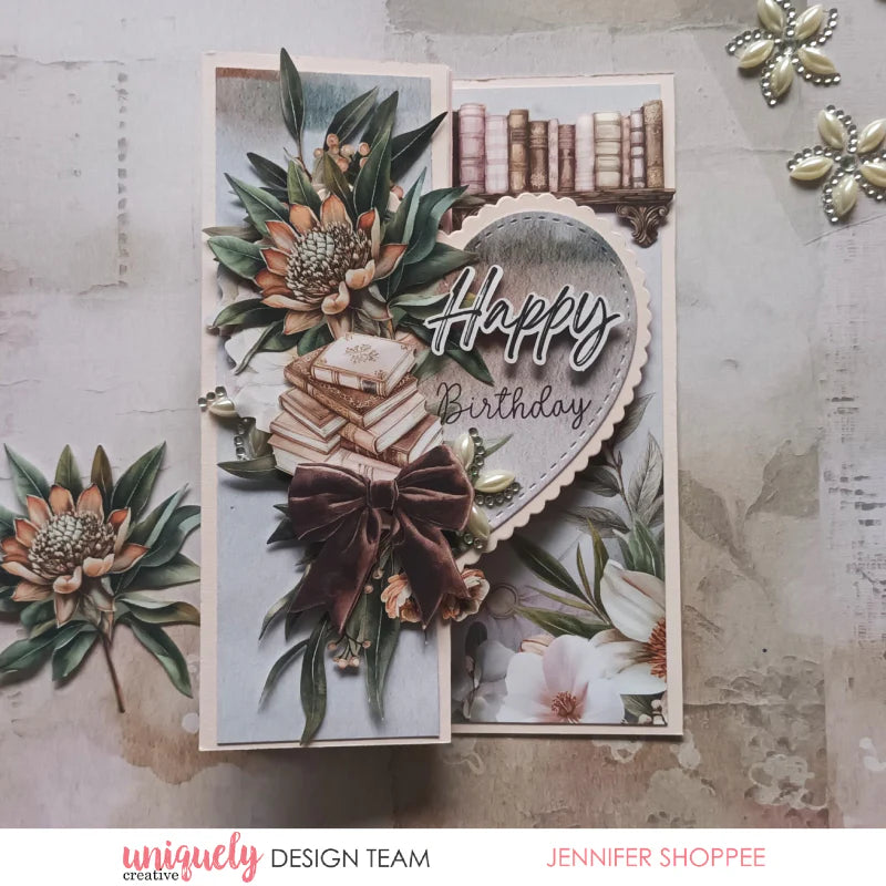 PAPERBARK BLOOMS FLORAL CREATIVE CUTS - UNIQUELY CREATIVE