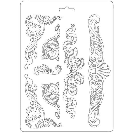 A4 SOFT MOULD - CLASSIC DECORATION BY STAMPERIA
