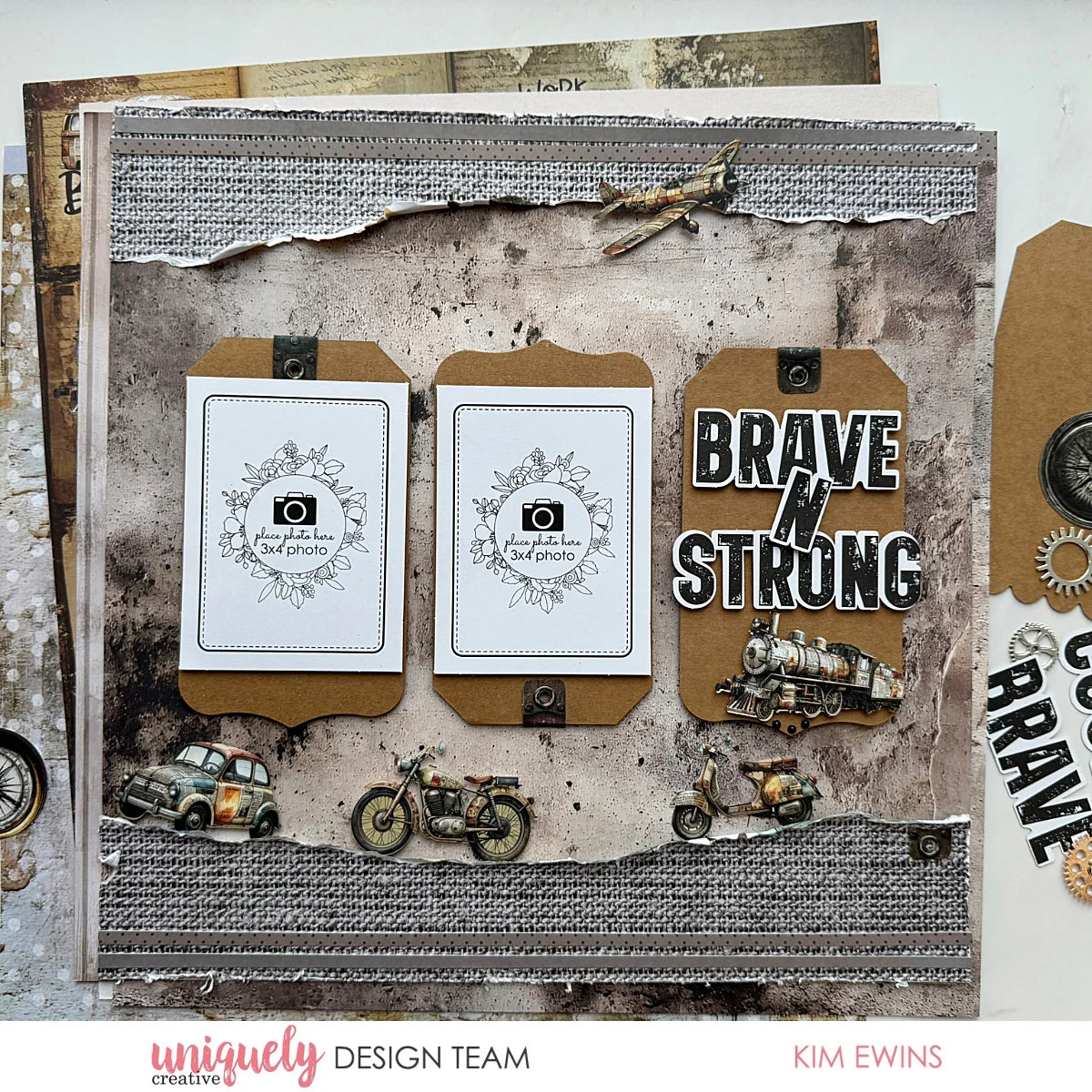 KRAFT BLANK CANVAS TAG PAD - UNIQUELY CREATIVE