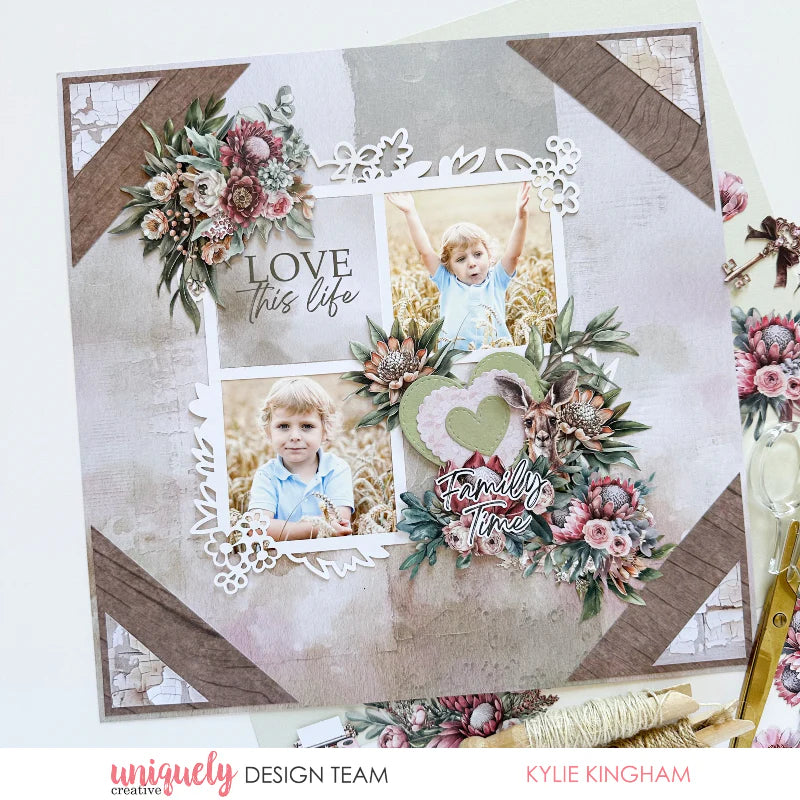 PAPERBARK BLOOMS FRAME OVERLAY - UNIQUELY CREATIVE