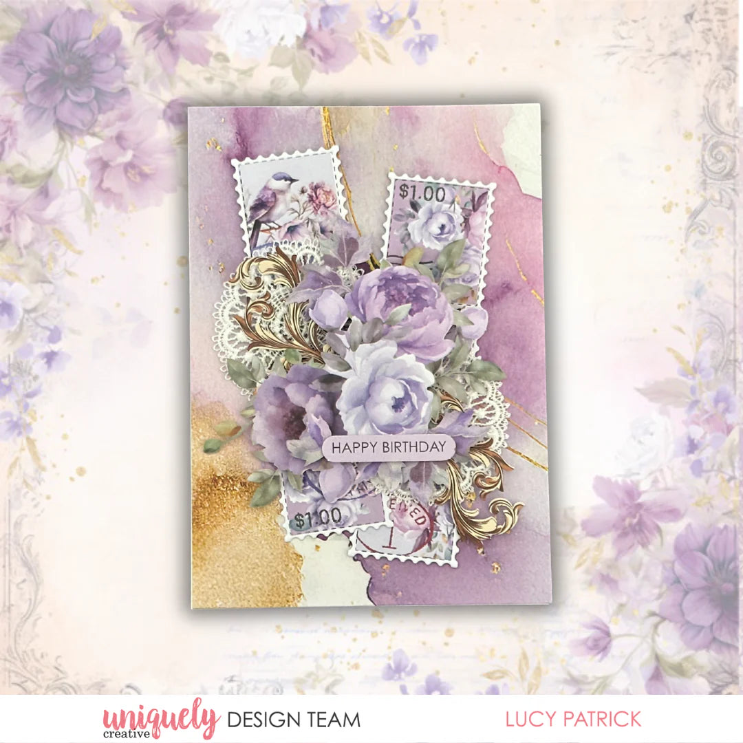 POSTAGE STAMP STRIP DIE - UNIQUELY CREATIVE