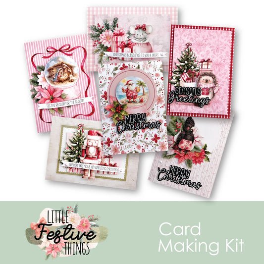 FESTIVE LITTLE THINGS CARD MAKING KIT BY UNIQUELY CREATIVE