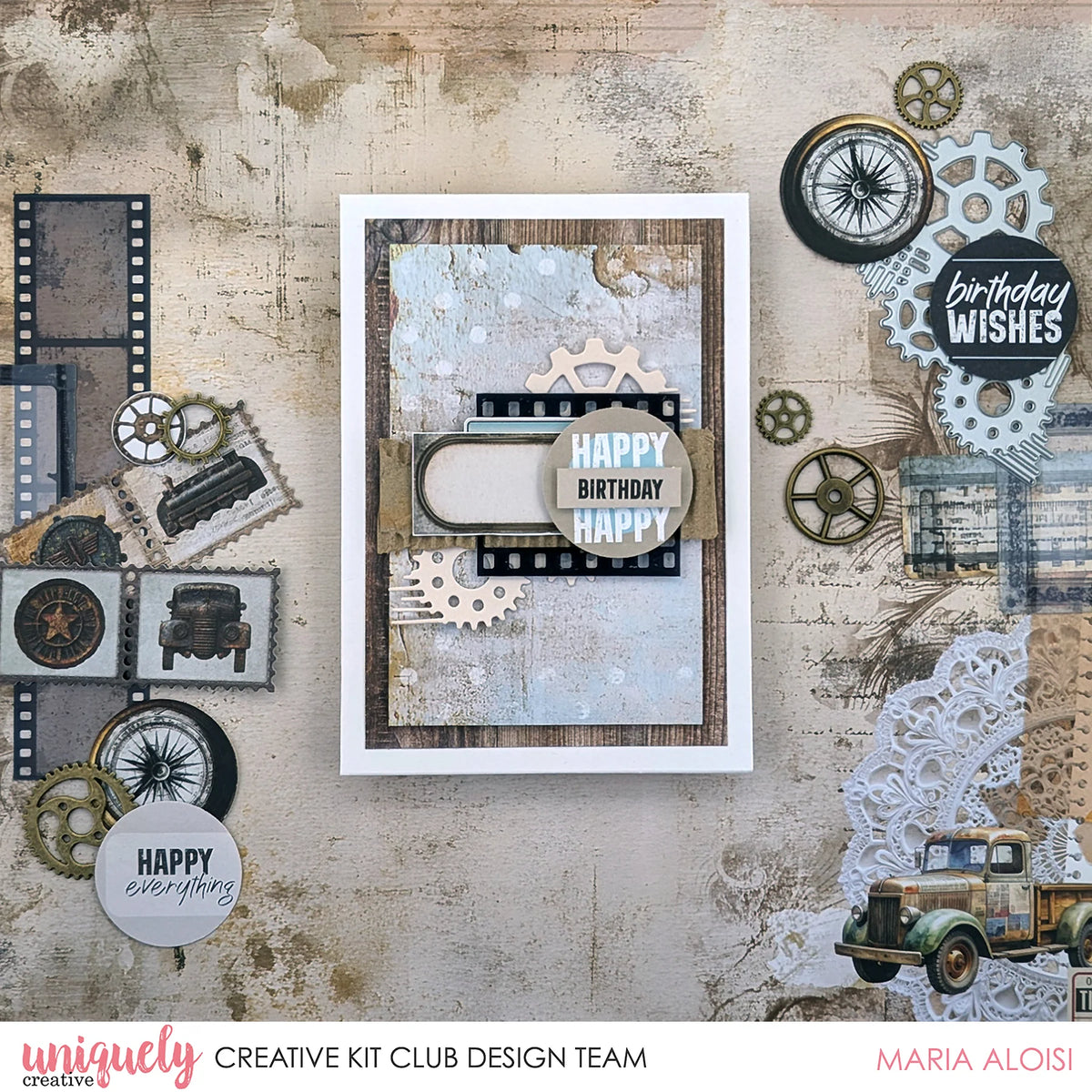 WINGS & WHEELS CUT-A-PART BY UNIQUELY CREATIVE