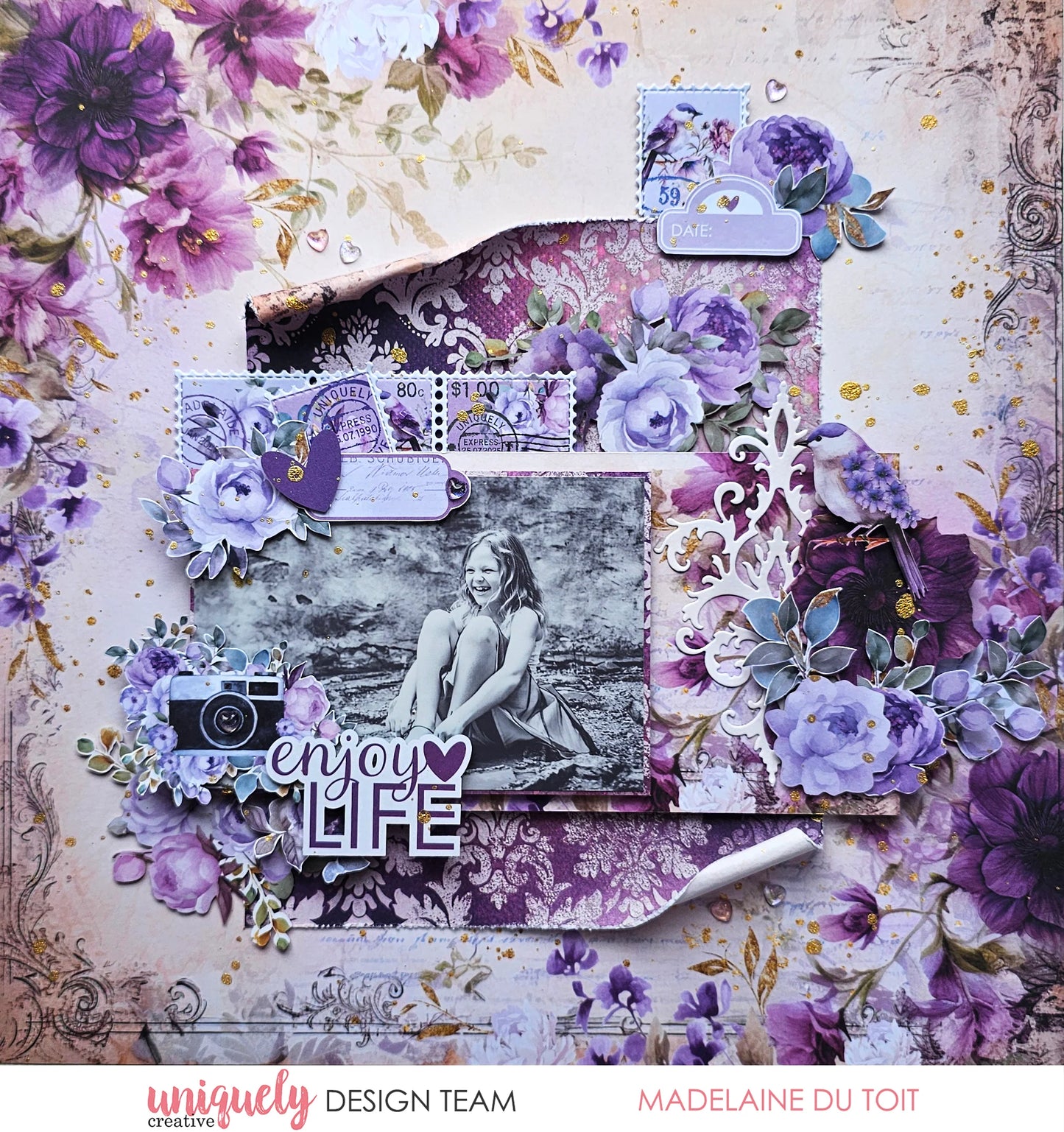 ROMANTIC DAMASK DIE - UNIQUELY CREATIVE