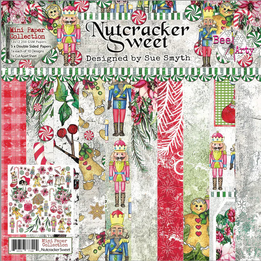 NUTCRACKER SWEET 12" X 12" MINI PAPER COLLECTION PACK - BEE ARTY