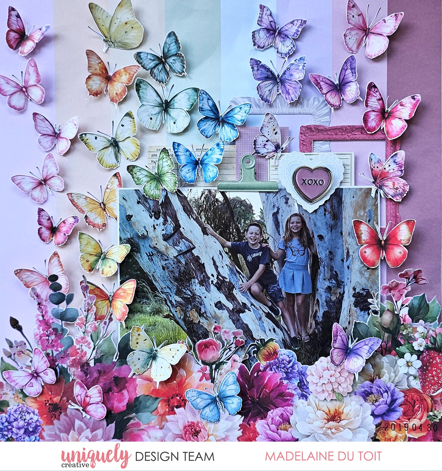 COLOURFUL BUTTERFLIES EPHEMERA BY UNIQUELY CREATIVE